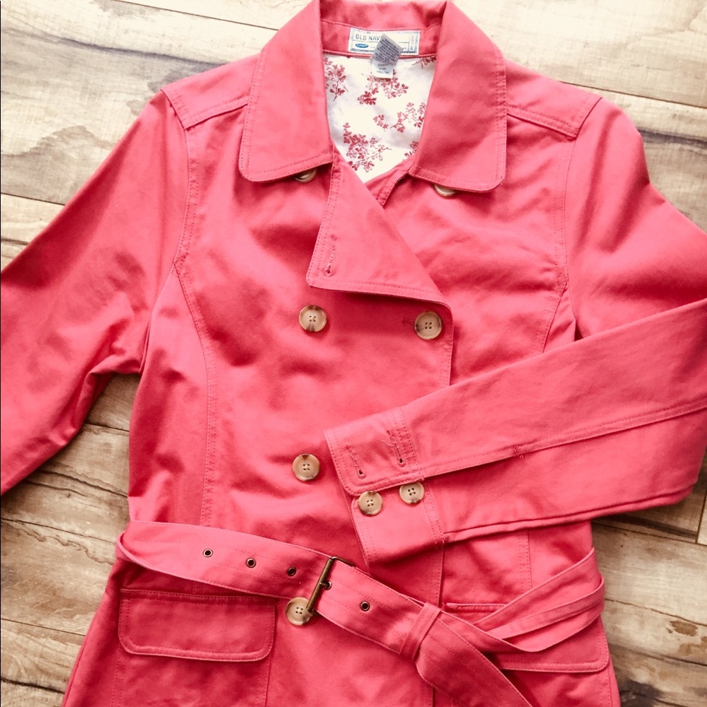 Coral Old Navy Spring Jacket - Picture 1 of 3